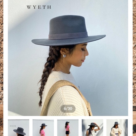WYETH River Hat in Dark Charcoal new with tags main image 5